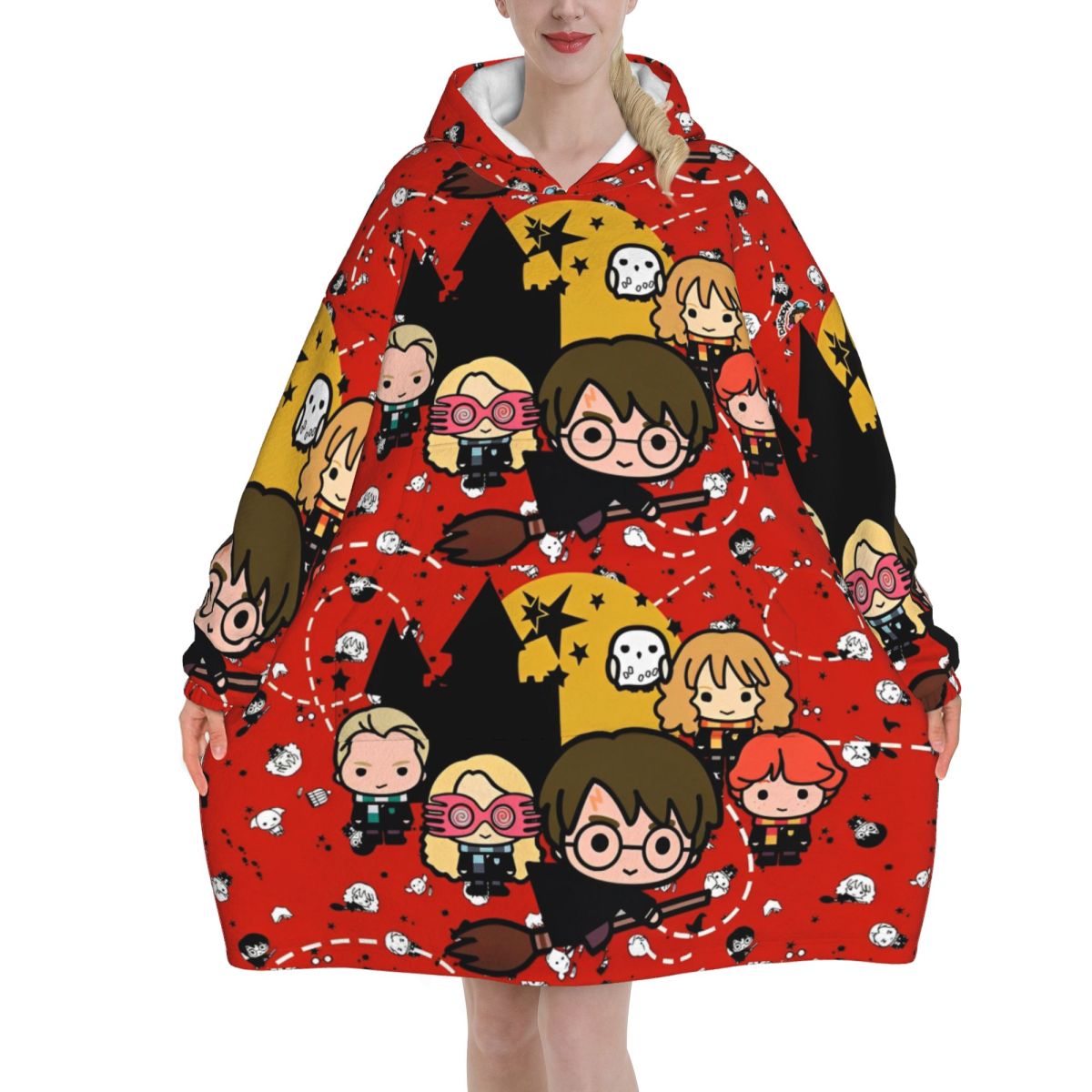 Home Textiles Blanket - Harrys Potters Magic School Blanket Hoodie