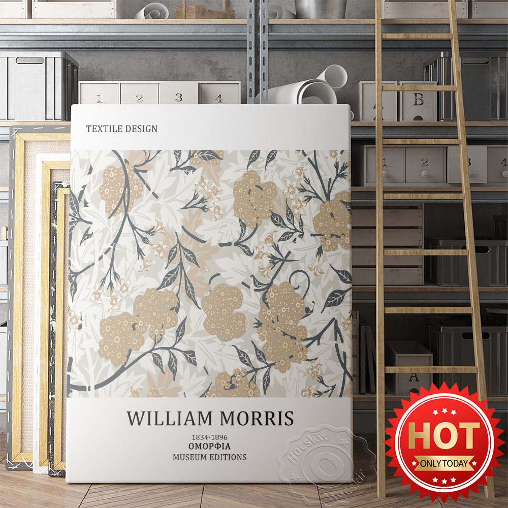Home Textiles Room Spray - William Morris Exhibition Museum Poster, Textile