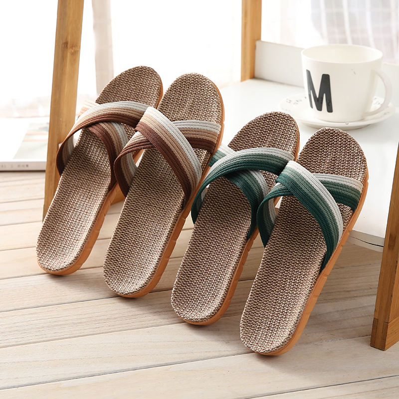 2026 New Linen Slippers for Me - Home Textiles 评论和价格