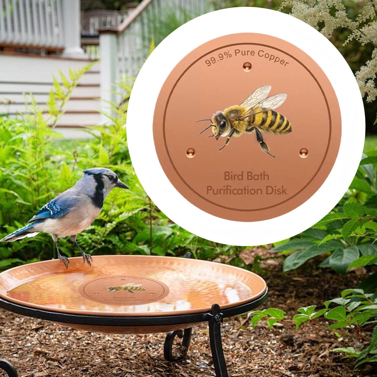 10cm Bee P attern Bird Bath Di - P & C Home Textiles Usa 评论和价格