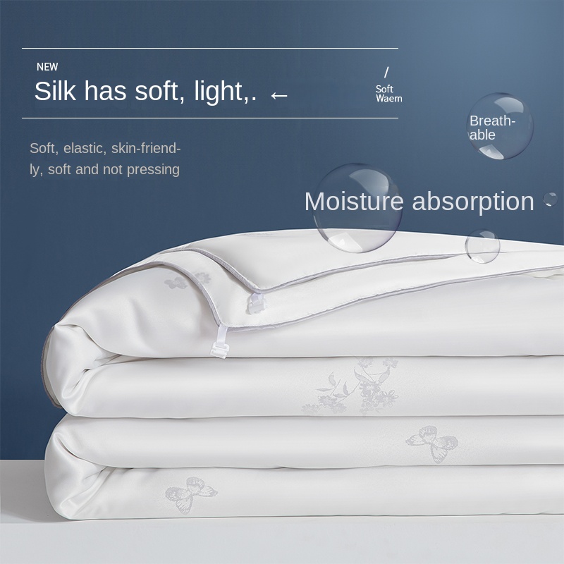 100% Mulberry Silk Comforters  - Quilt Cotton Summer 评论和价格