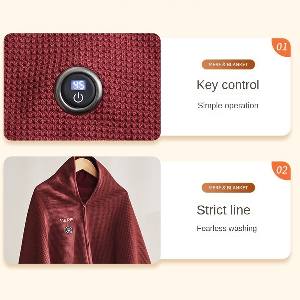Fashion Wearable USB Electric  - Electric Blanket Heated 评论和价格