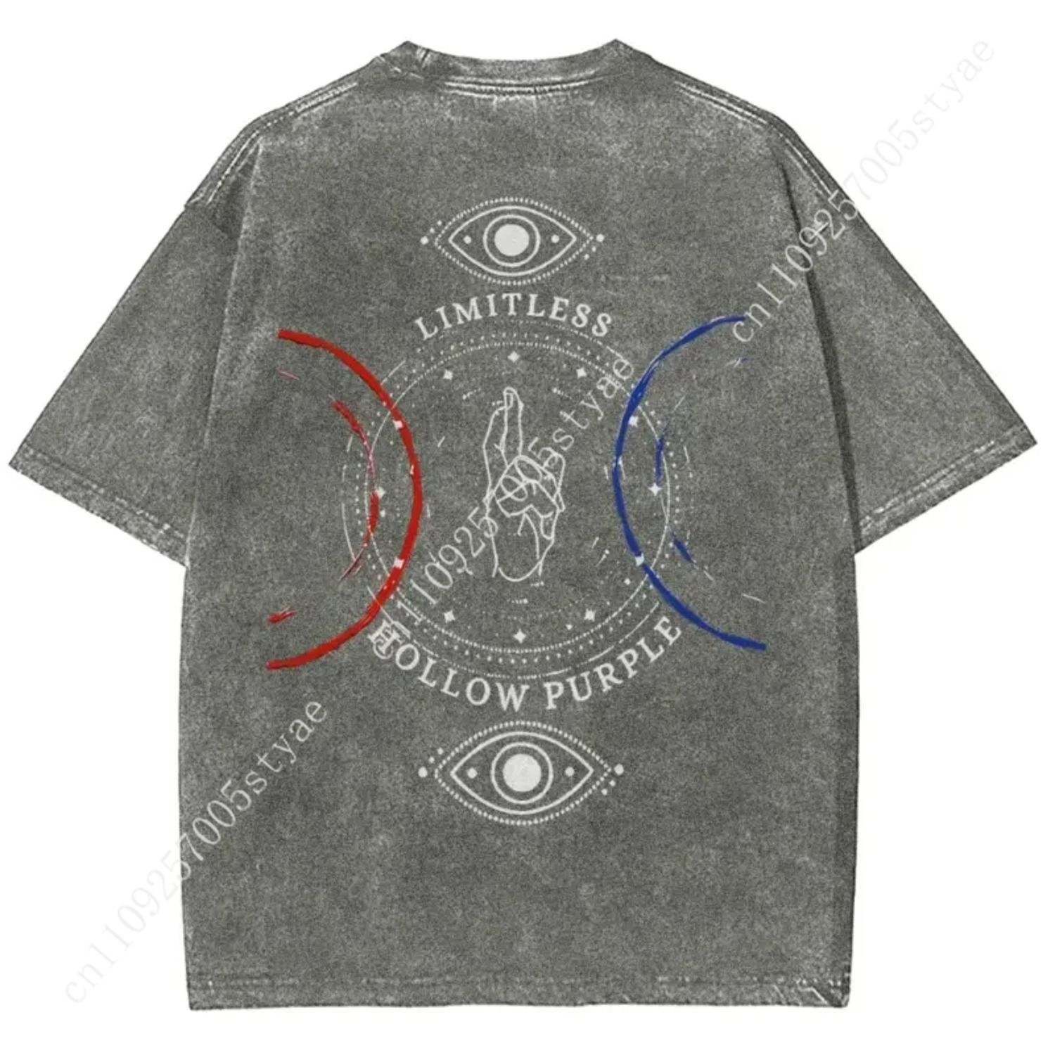 Anime  Gojo Satoru Print T-shi - Quilt Cotton Summer 评论和价格