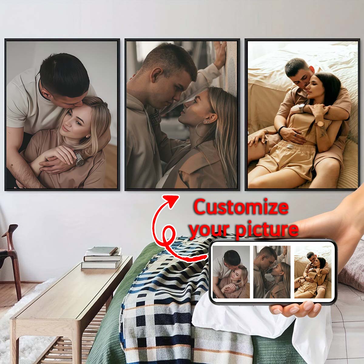 Triptych - 2D Custom Photo Woo - Home Textiles 评论和价格