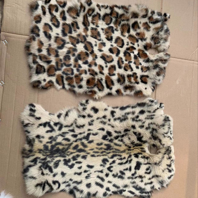 1pc Nature Real Rabbit Fur Leo - Home Textiles Sale 评论和价格