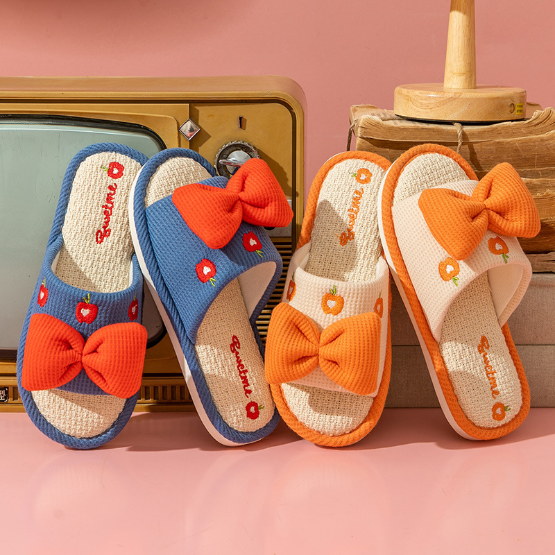 Comfort Linen Slippers for Cou - Home Textiles 评论和价格