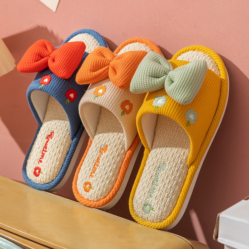 Comfort Linen Slippers for Cou - Home Textiles 评论和价格