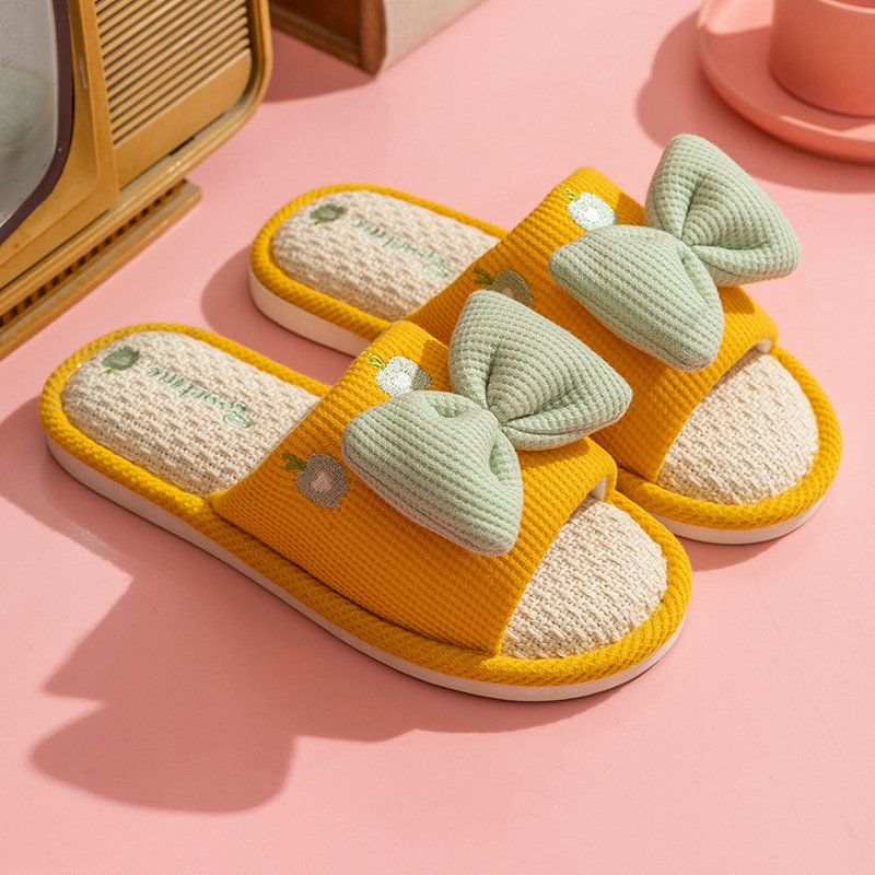 Comfort Linen Slippers for Cou - Home Textiles 评论和价格