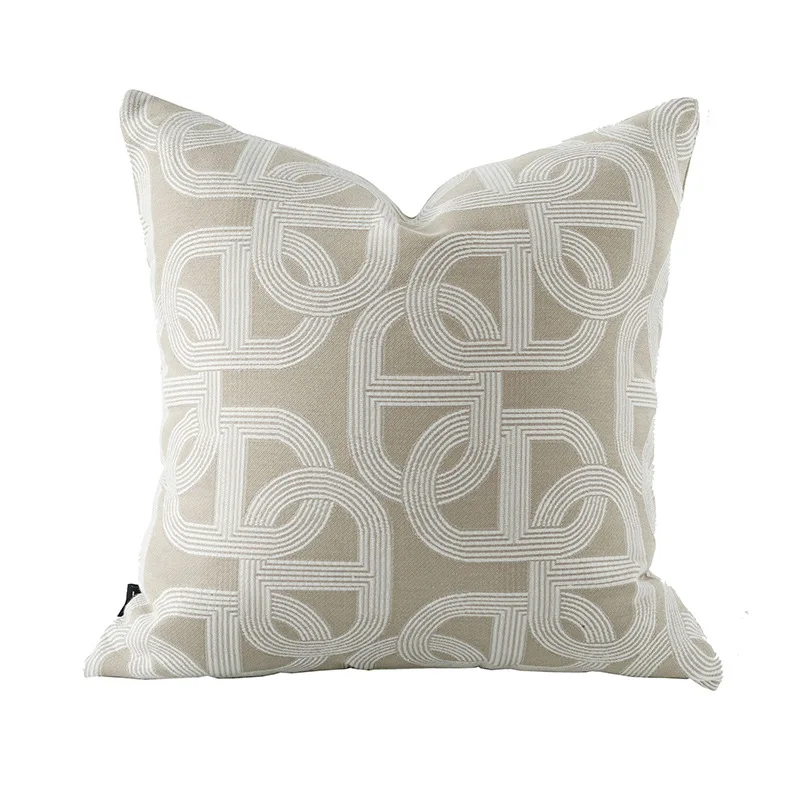 High End Double-sided Geometri - Pillow Cover 20X20 评论和价格
