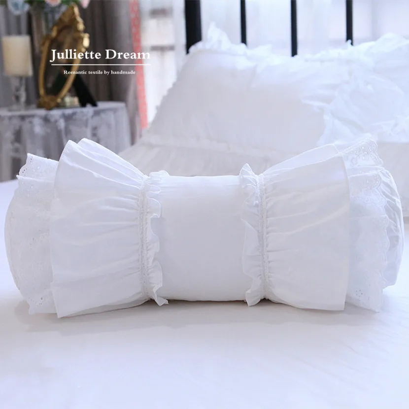 Lace Ruffle Cushion Covers Hom - Pillow Cover 20X20 评论和价格
