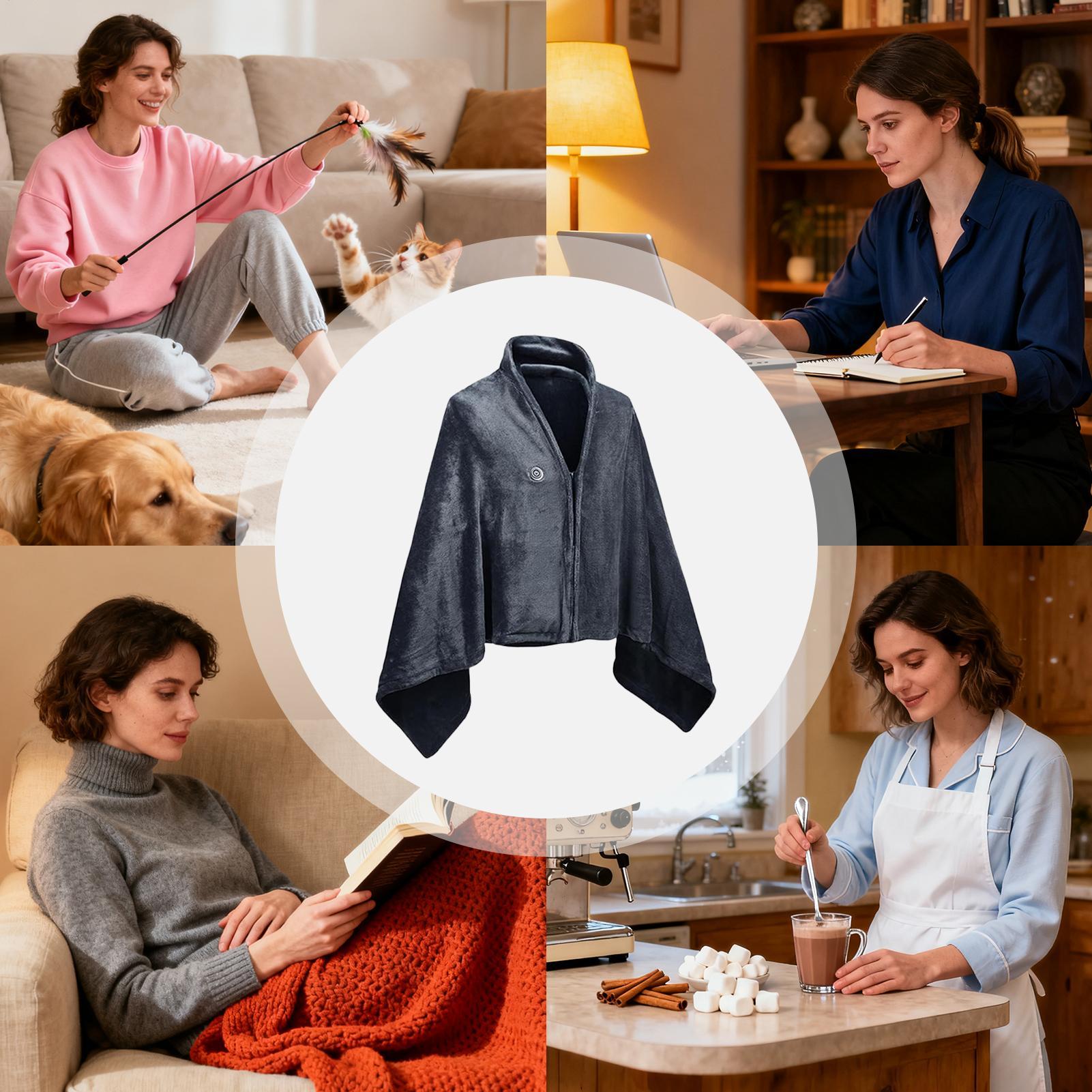 Portable Heated Shawl Wearable - Electric Blanket Heated 评论和价格