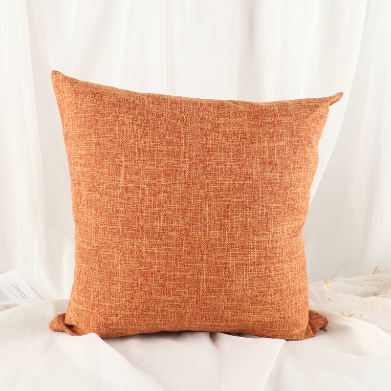 Orange Cushion Cover Sofa Deco - Pillow Cover 20X20 评论和价格